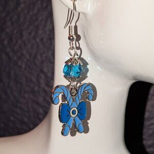 Candy Cane Christmas Earrings